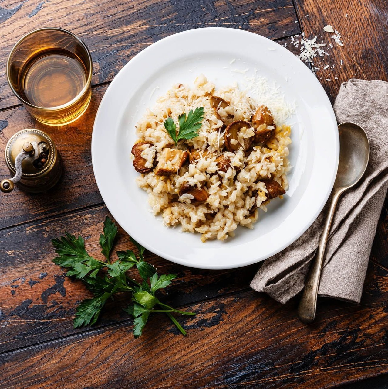 Gourmet Porcini & Mushroom Risotto
