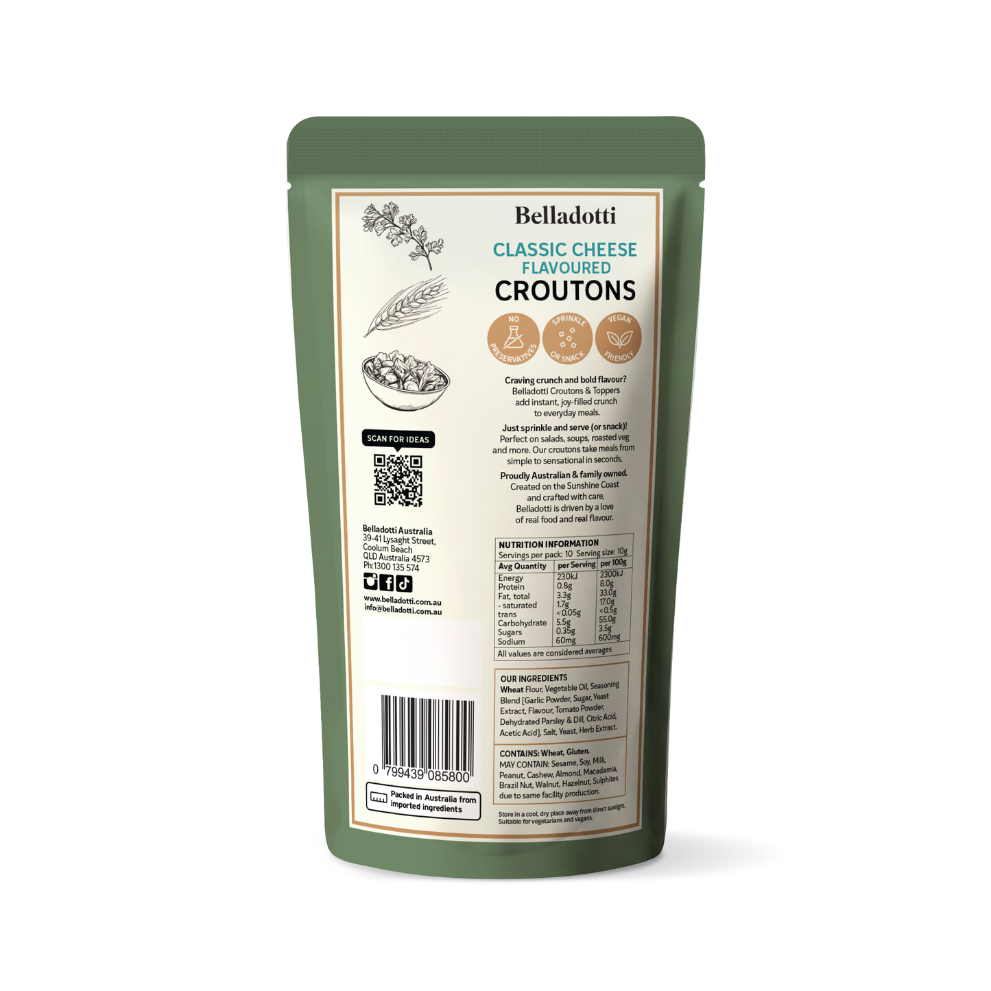 Croutons - Classic Cheese Flavour 100g